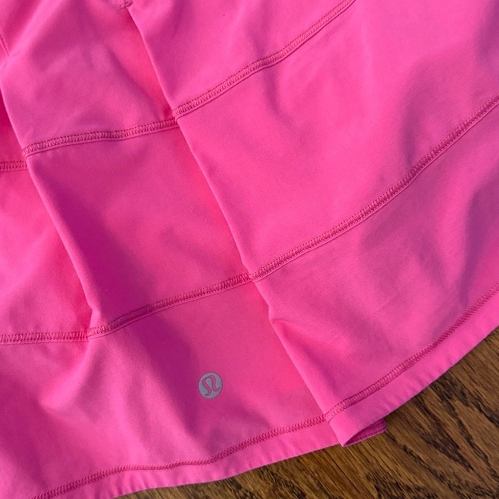New Lululemon Pace Rival Mid Rise Skirt Ripened Raspberry Size 6 - Picture 10 of 11